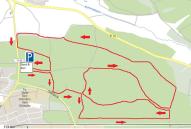 Übersichtsplan Laufstrecke 10 Kilometer